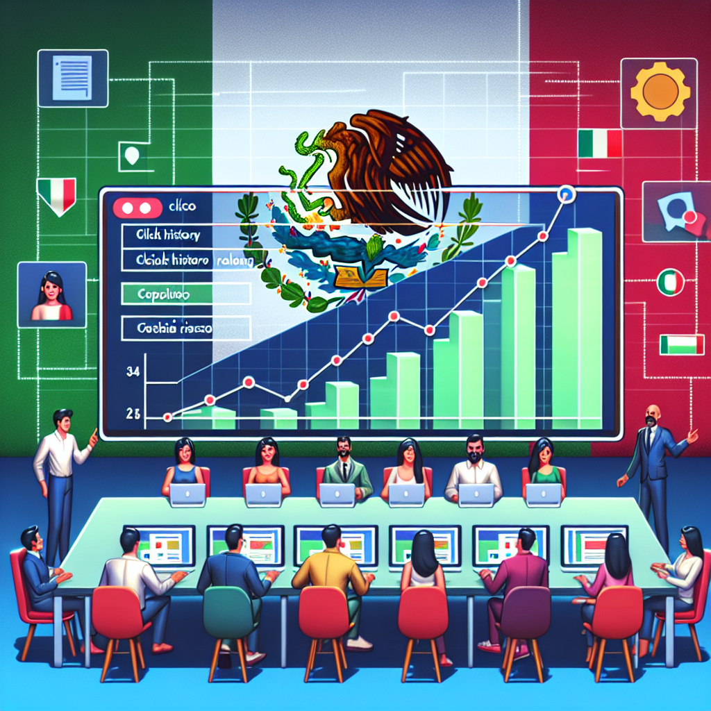 ¿Cómo influye el historial de clics en el ranking de mi sitio web en México?